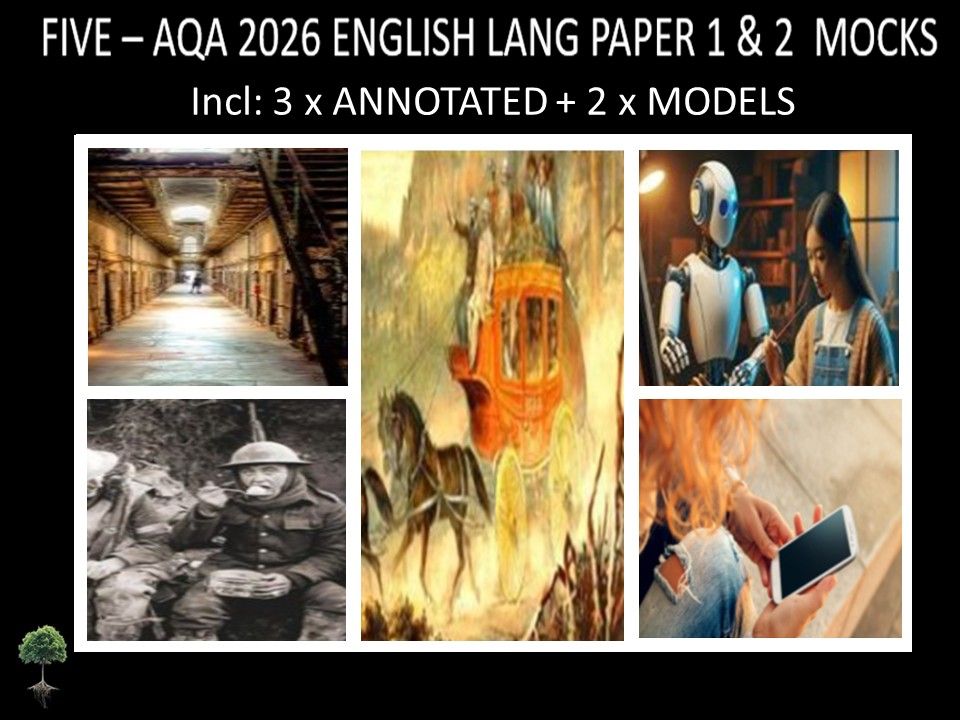 FIVE - AQA PAPER 1 & 2 | 2026 FULL MOCKS | ANNOTATED | MODELS