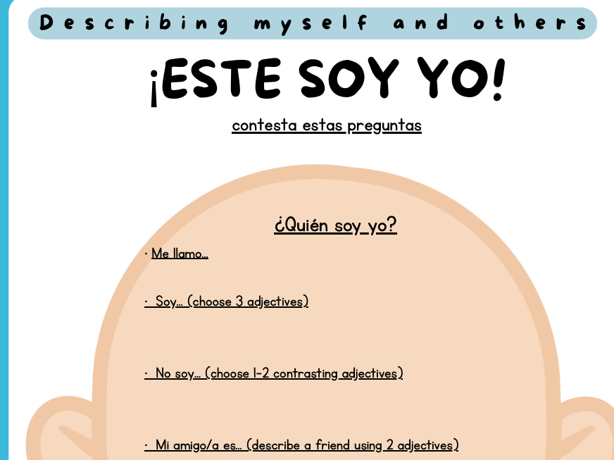 Mi personalidad - Viva 1 Spanish Mod.1