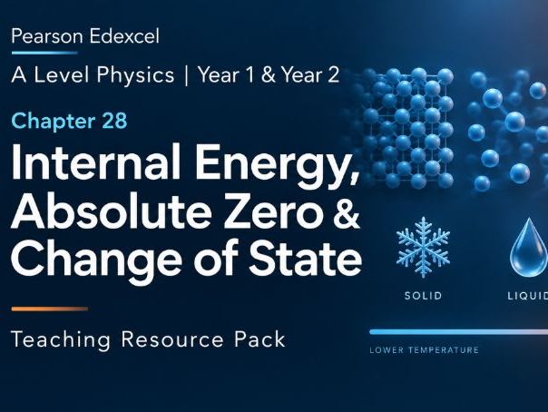 28 - Internal Energy, Absolute Zero and Change of State Pack - Physics (Year 1 & 2) A Level Edexcel