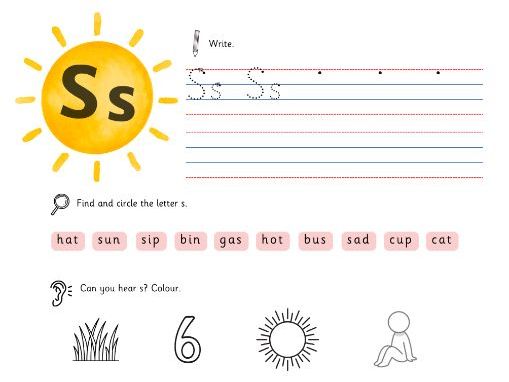 My Letters – Workbook (Sassoon infant font)