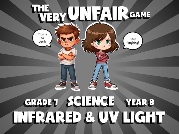 Infrared & UV Light VERY UNFAIR GAME | No-Prep Year 8 Science Review Activity