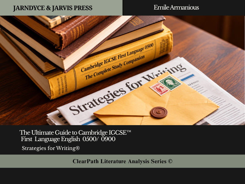 Cambridge IGCSE 0500 First Language English 2027-2028 Study Guide, Revision & Full Exam Prep Pack