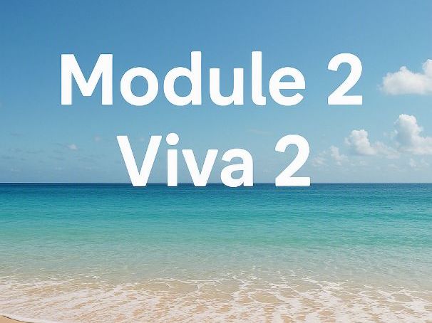 Knowledge organiser - Module 2 Viva 2 - Todo sobre mi vida