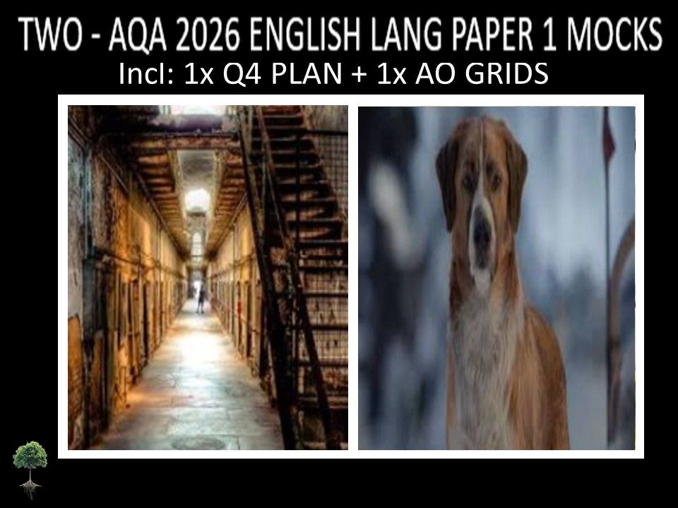 TWO - AQA PAPER 1 | 2026 FULL MOCKS | Q4 PLAN | AO GRIDS