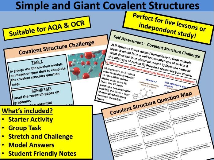 Simple & Giant Covalent Structures