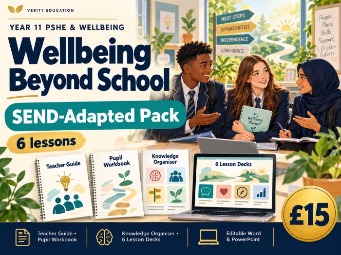 Year 11 PSHE & Wellbeing: Wellbeing Beyond School — SEND-Adapted Pack
