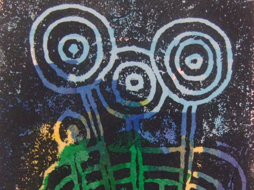 Friedensreich Hundertwasser and his lollipop trees printing project