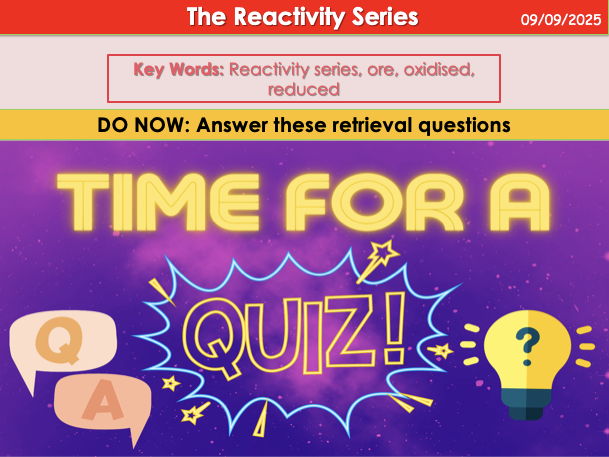 C5.1 Reactivity Series