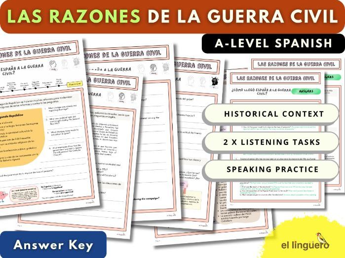 A level Spanish - la Guerra Civil (razones)
