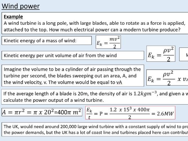 A level Physics (10.4) Energy and Efficiency (Work, energy, and power)