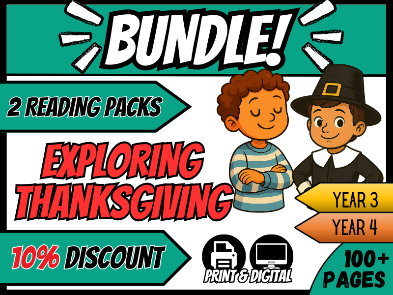 Exploring Thanksgiving | Reading Comprehension | Year 3/4