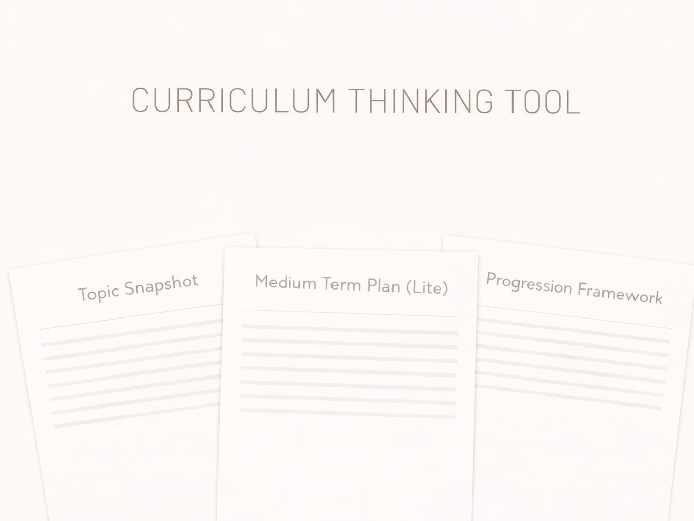Curriculum Thinking Tool | Curriculum for Wales