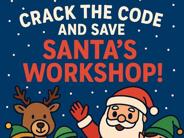 Christmas Maths Investigations - Crack the Code Challenges for Upper KS2