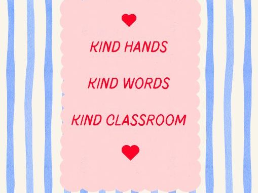 Kind hands poster