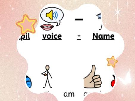 EHCP Pupil Voice Template
