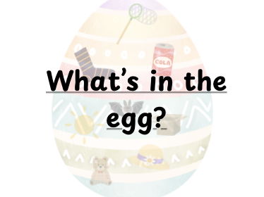 What's in the Egg? Writing Activity