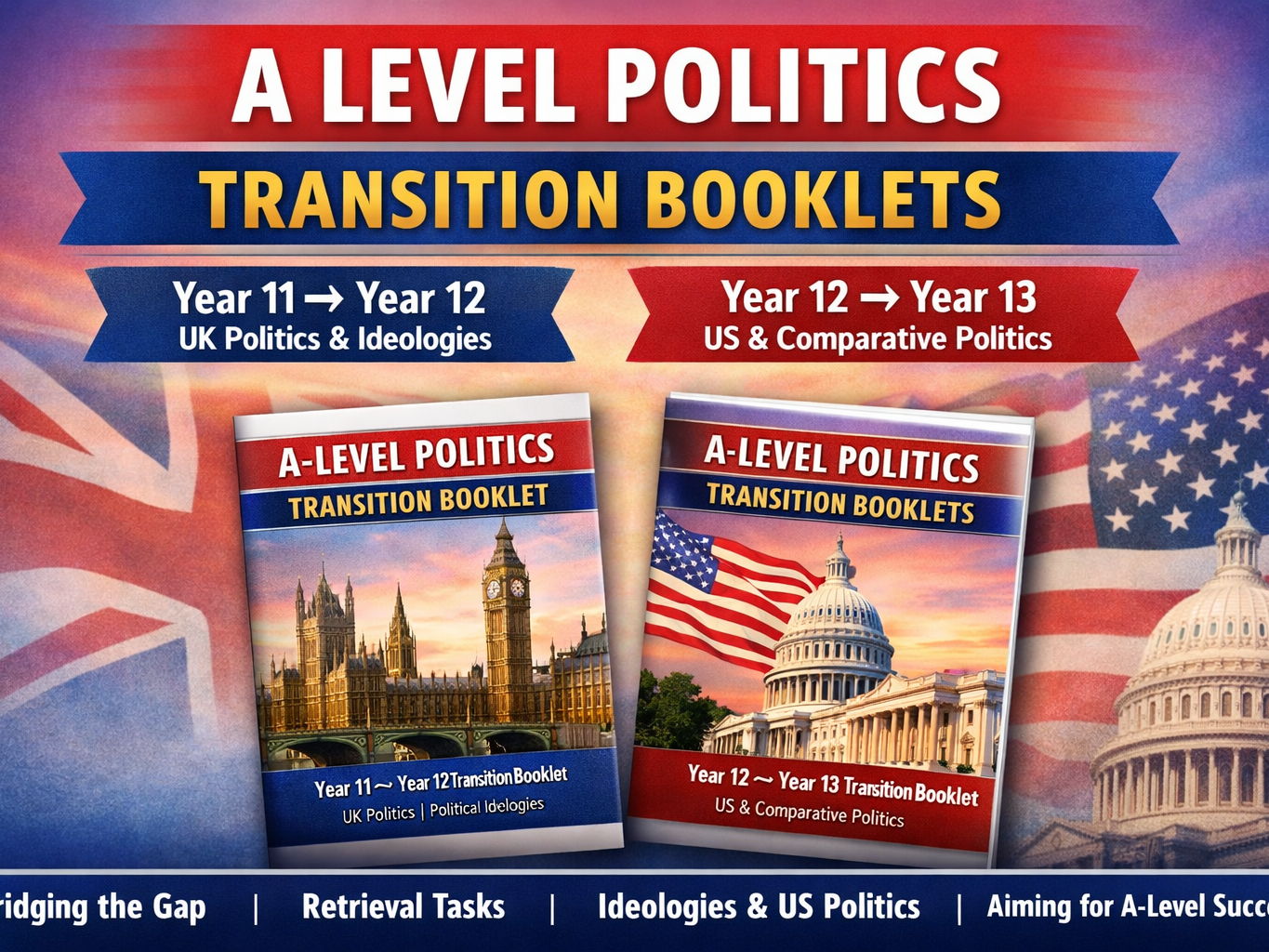 A-Level Politics Transition Booklet Bundle