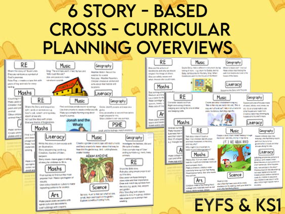6 Story Based Cross Curricular Planning Overviews
