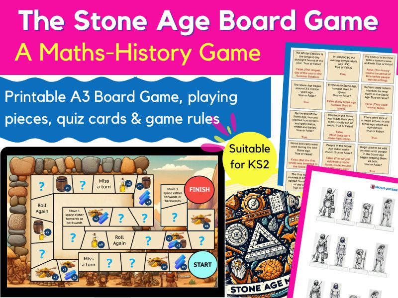 Stone Age Board Game for KS2