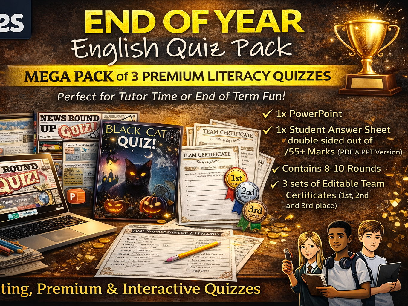 End of Year English Quiz