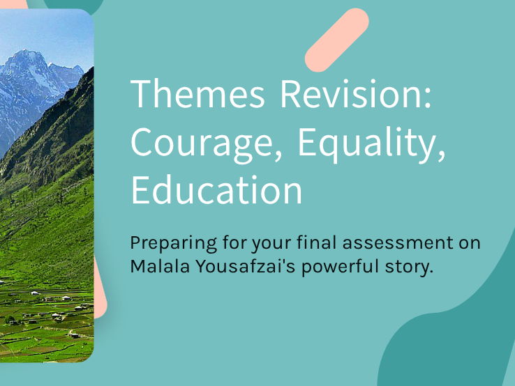 I Am Malala -Lesson 9 — Themes Revision: Courage, Equality & Education