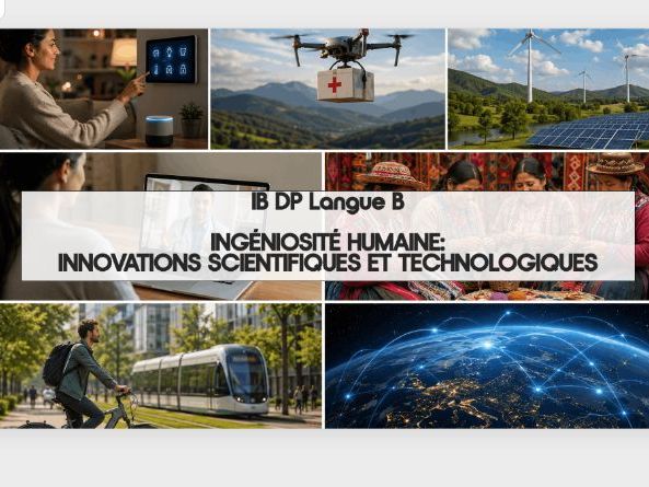 12. IB DP French B: INGÉNIOSITÉ HUMAINE : Innovations scientifiques et technologiques