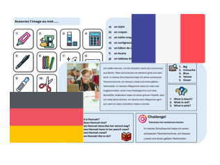Pencil Case (French & German) – Ready-to-teach