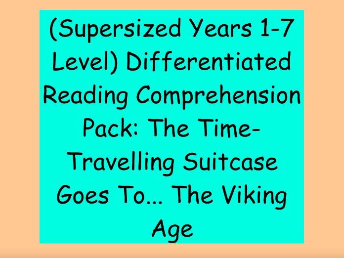 Years 1-7 Level Differentiated Reading Pack: The Time-Travelling Suitcase Goes To... The Viking Age