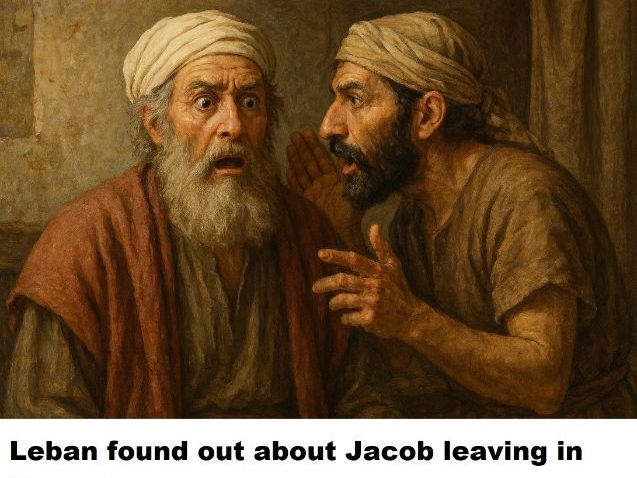 BIBLE 30 WHAT DID LABAN DO WHEN JACOB FLED???
