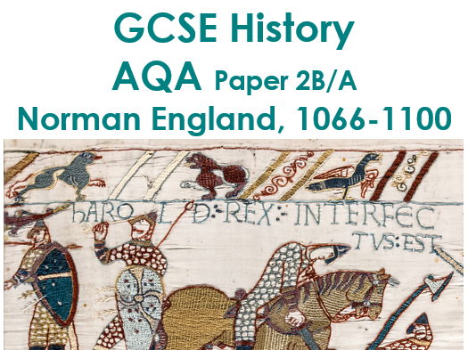 AQA GCSE History Norman England c1066-1100