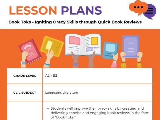 Book Tok Lesson Plan | Book Reviews & Speaking Activity