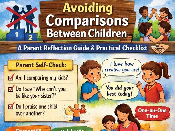Avoiding Comparisons Between Children: A Parent Reflection Guide