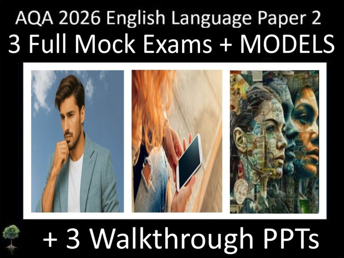 Three AQA 2026 English Language Paper 2 | Mocks + Walkthrough PPTs