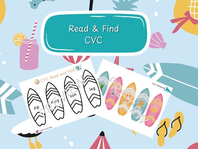 Surfing CVC Read & Find