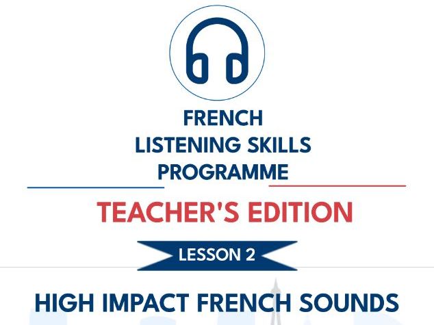 French Listening – High-Impact French Sounds