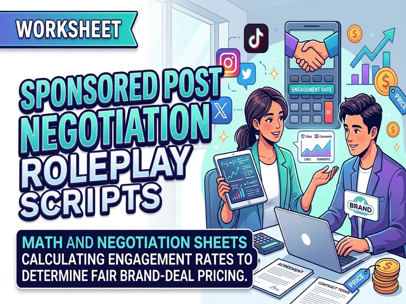 Sponsored Post Negotiation Roleplay Scripts