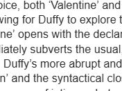 Alevel Lit&Lang Duffy Valentine and First Love