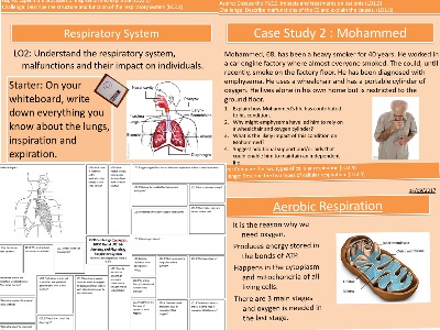 Health and Social Care Cambridge Technicals Level 3 Unit 4 Respiratory System Complete with Revision and Topic Assessment