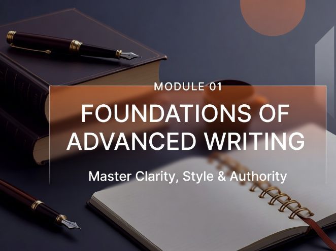 Foundations of Advanced Writing — Master Clarity, Style & Authority