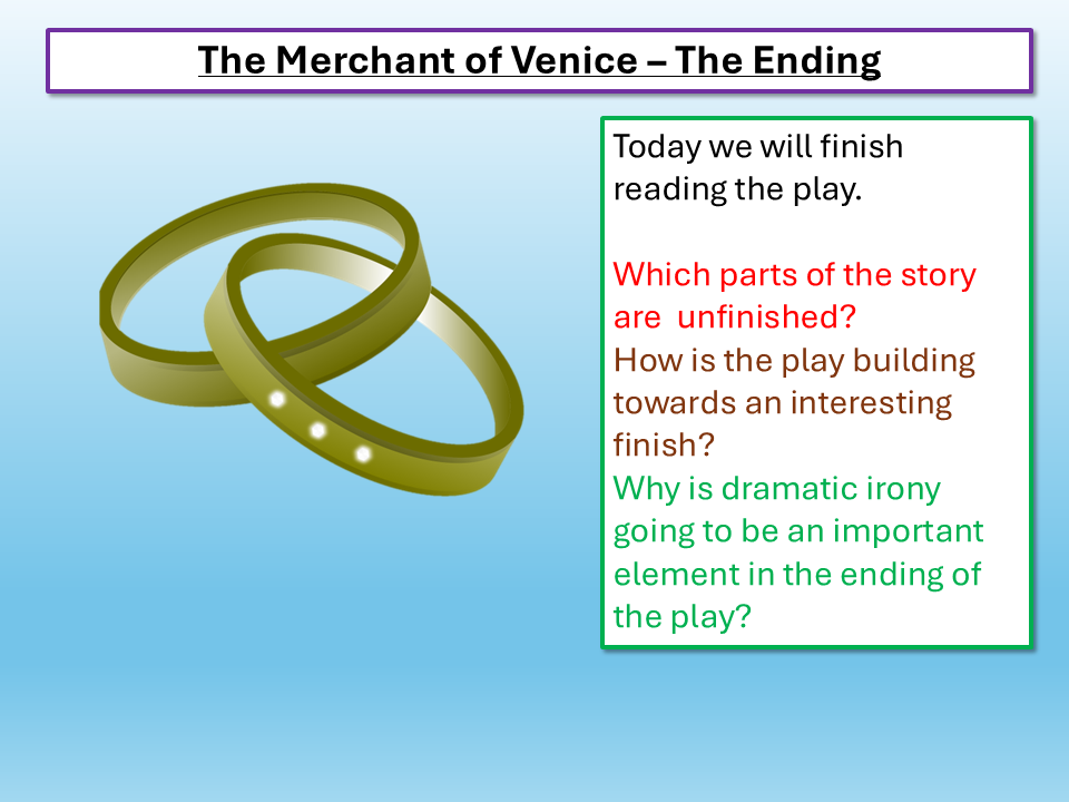 The Merchant of Venice Ending