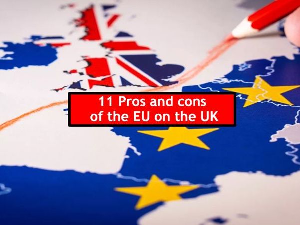 11 Relations between branches: The European Union - Pros and cons of EU on UK