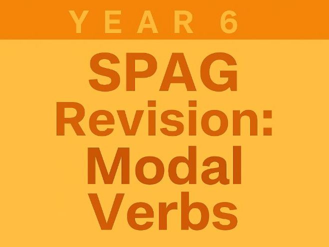 Year 6 SPaG Revision for SATs: Modal Verbs | 20 Questions with Answers