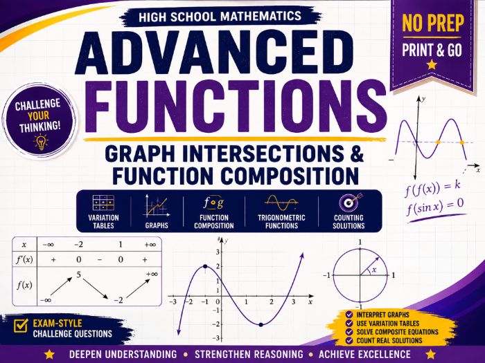 Advanced Function Graph Challenge Worksheet