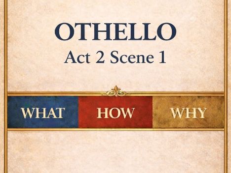 Othello Act 2 Scene 1 – Crit Think Teacher Resource (GCSE)