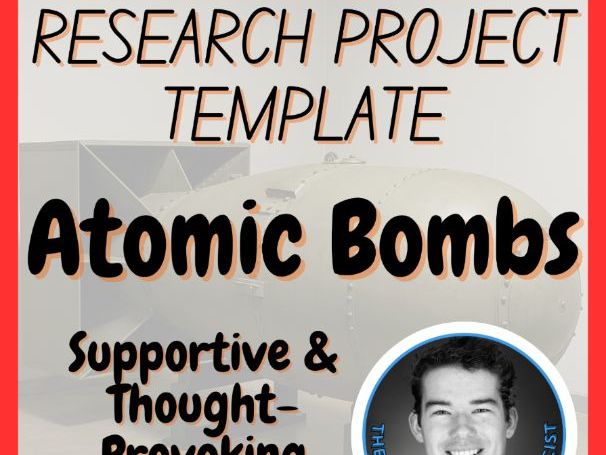 Atomic Bombs | Physics Research Project Template | Digital + Print