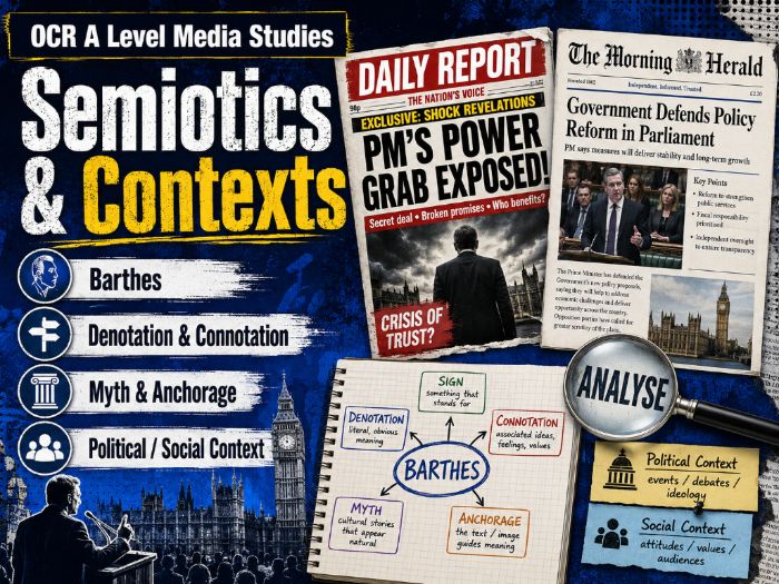 OCR A Level Semiotics Contexts