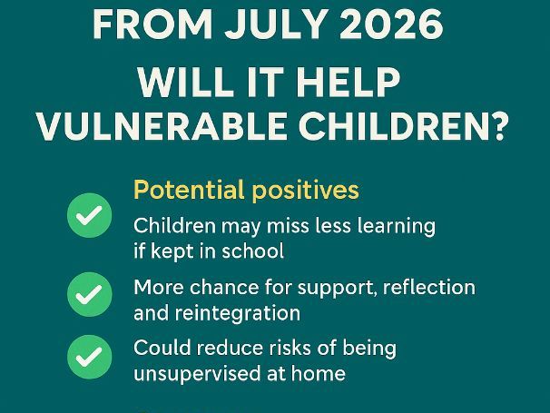 July 2026 Suspensions and Exclusions training