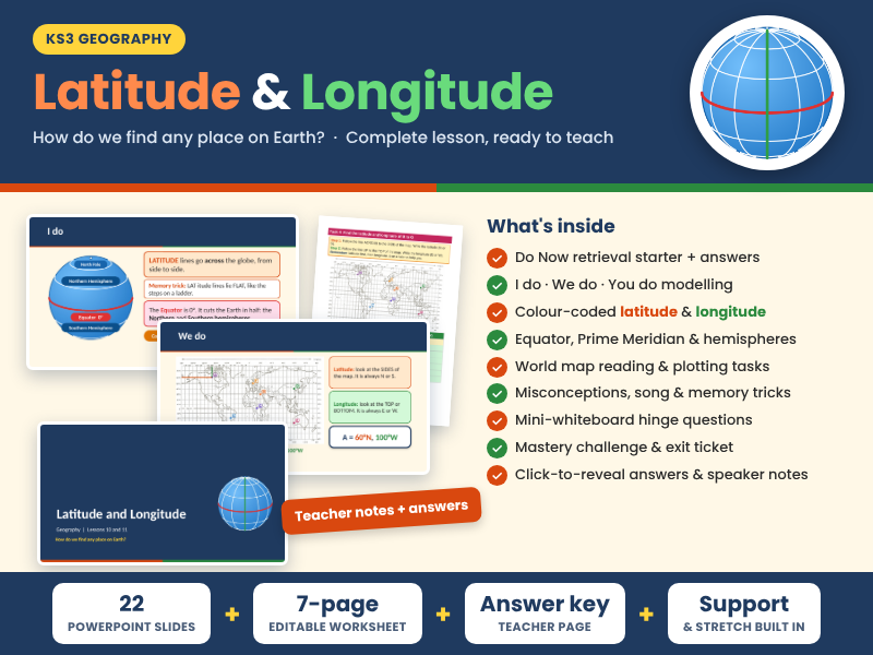 LATITUDE & LONGITUDE