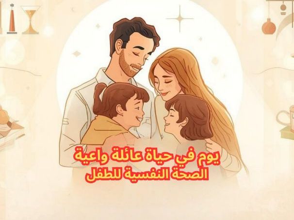 يوم في حياة عائلة واعية الصحة النفسية للطفل