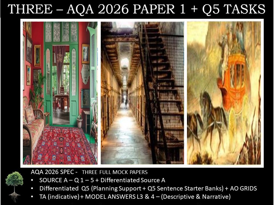 THREE - PAPER 1 | 2026 FULL MOCKS | Q5 TASKS